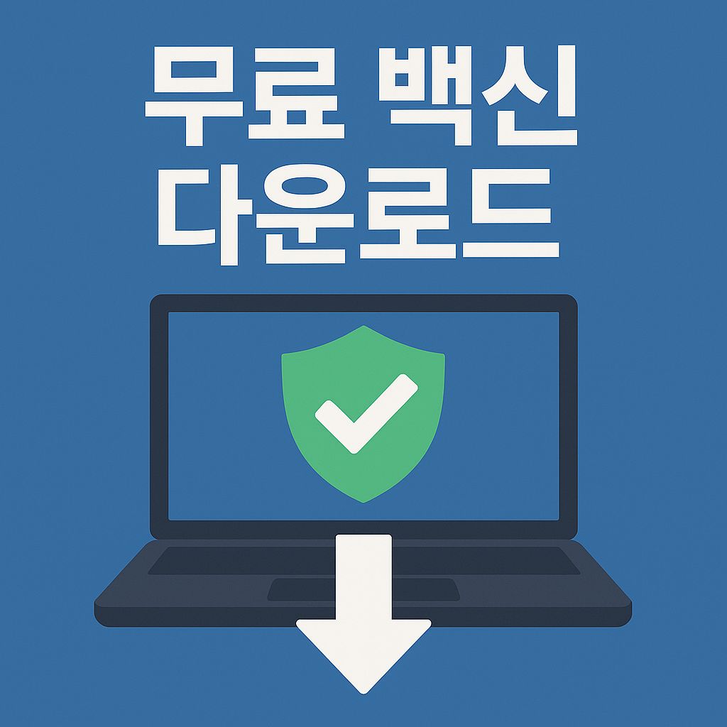 무료 백신 다운로드 이미지