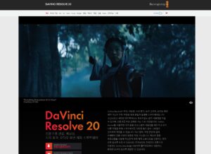 davinci-resolve 화면